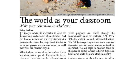 The world as your classroom